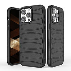 Funda Silicona Carcasa Goma Line KC1 para Apple iPhone 13 Pro Negro