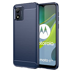 Funda Silicona Carcasa Goma Line MF1 para Motorola Moto E13 Azul