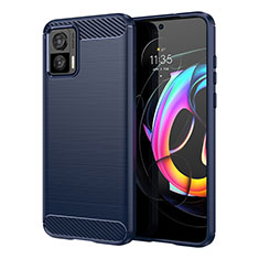 Funda Silicona Carcasa Goma Line MF1 para Motorola Moto Edge 30 Lite 5G Azul