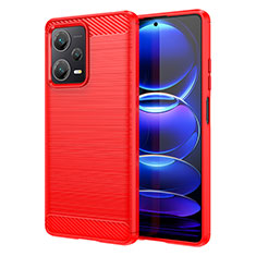 Funda Silicona Carcasa Goma Line MF1 para Xiaomi Redmi Note 12 Explorer Rojo