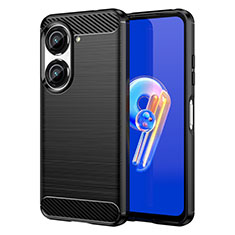 Funda Silicona Carcasa Goma Line para Asus Zenfone 9 Negro