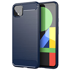 Funda Silicona Carcasa Goma Line para Google Pixel 4 XL Azul