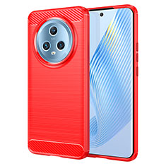 Funda Silicona Carcasa Goma Line para Huawei Honor Magic5 5G Rojo