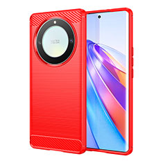 Funda Silicona Carcasa Goma Line para Huawei Honor Magic5 Lite 5G Rojo
