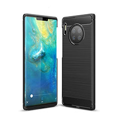 Funda Silicona Carcasa Goma Line para Huawei Mate 30 Pro Negro