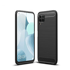 Funda Silicona Carcasa Goma Line para Huawei Nova 7i Negro