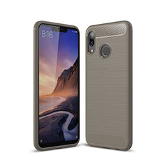 Funda Silicona Carcasa Goma Line para Huawei P20 Lite Gris