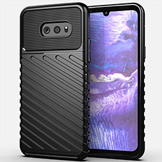 Funda Silicona Carcasa Goma Line para LG G8X ThinQ Negro