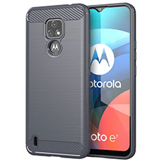 Funda Silicona Carcasa Goma Line para Motorola Moto E7 (2020) Gris