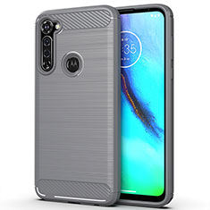 Funda Silicona Carcasa Goma Line para Motorola Moto G Pro Gris