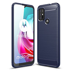 Funda Silicona Carcasa Goma Line para Motorola Moto G20 Azul