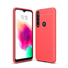 Funda Silicona Carcasa Goma Line para Motorola Moto G8 Play Rojo