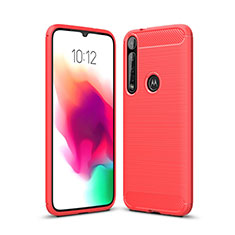 Funda Silicona Carcasa Goma Line para Motorola Moto G8 Plus Rojo