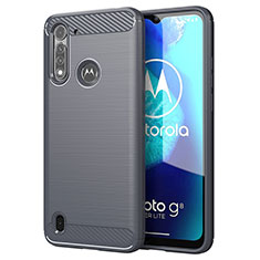 Funda Silicona Carcasa Goma Line para Motorola Moto G8 Power Lite Gris