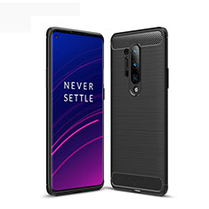 Funda Silicona Carcasa Goma Line para OnePlus 8 Pro Negro