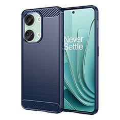 Funda Silicona Carcasa Goma Line para OnePlus Nord 3 5G Azul