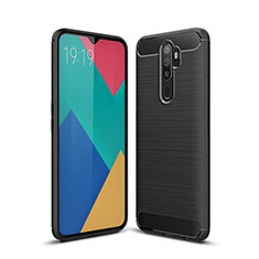 Funda Silicona Carcasa Goma Line para Oppo A9 (2020) Negro