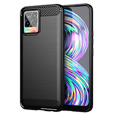 Funda Silicona Carcasa Goma Line para Realme 8 4G Negro