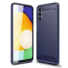 Funda Silicona Carcasa Goma Line para Samsung Galaxy A04s Azul