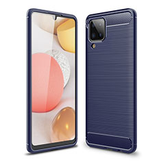 Funda Silicona Carcasa Goma Line para Samsung Galaxy A12 5G Azul