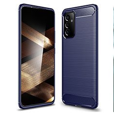 Funda Silicona Carcasa Goma Line para Samsung Galaxy A15 5G Azul