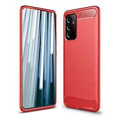 Funda Silicona Carcasa Goma Line para Samsung Galaxy A25 5G Rojo