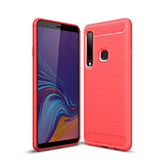 Funda Silicona Carcasa Goma Line para Samsung Galaxy A9s Rojo