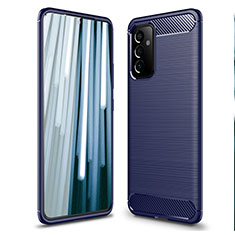 Funda Silicona Carcasa Goma Line para Samsung Galaxy F34 5G Azul