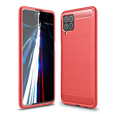 Funda Silicona Carcasa Goma Line para Samsung Galaxy F62 5G Rojo