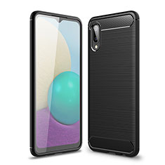 Funda Silicona Carcasa Goma Line para Samsung Galaxy M02 Negro