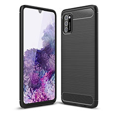 Funda Silicona Carcasa Goma Line para Samsung Galaxy M02s Negro