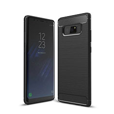 Funda Silicona Carcasa Goma Line para Samsung Galaxy Note 8 Duos N950F Negro