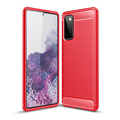 Funda Silicona Carcasa Goma Line para Samsung Galaxy S20 FE ((2022)) 5G Rojo