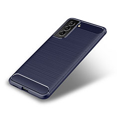 Funda Silicona Carcasa Goma Line para Samsung Galaxy S22 5G Azul