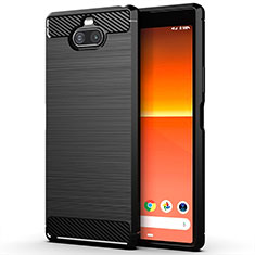 Funda Silicona Carcasa Goma Line para Sony Xperia 8 Lite Negro