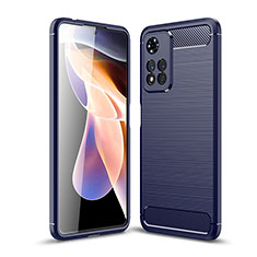 Funda Silicona Carcasa Goma Line para Xiaomi Mi 11i 5G (2022) Azul