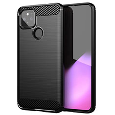 Funda Silicona Carcasa Goma Line S01 para Google Pixel 5 Negro