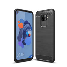 Funda Silicona Carcasa Goma Line S01 para Huawei Nova 5i Pro Negro