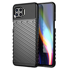 Funda Silicona Carcasa Goma Line S01 para Motorola Moto One 5G Negro