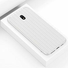 Funda Silicona Carcasa Goma Line S01 para Xiaomi Redmi 8A Blanco