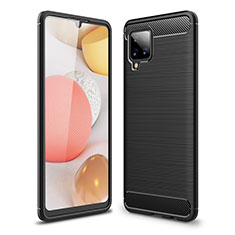 Funda Silicona Carcasa Goma Line WL1 para Samsung Galaxy A42 5G Negro