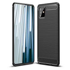 Funda Silicona Carcasa Goma Line WL1 para Samsung Galaxy Note 10 Lite Negro