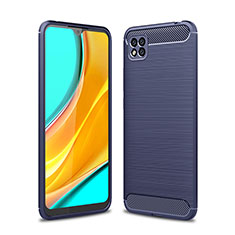 Funda Silicona Carcasa Goma Line WL1 para Xiaomi Redmi 9 India Azul