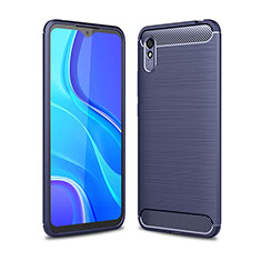 Funda Silicona Carcasa Goma Line WL1 para Xiaomi Redmi 9A Azul