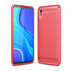 Funda Silicona Carcasa Goma Line WL1 para Xiaomi Redmi 9AT Rojo