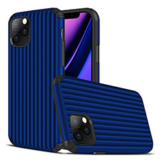 Funda Silicona Carcasa Goma Line Z01 para Apple iPhone 11 Pro Max Azul