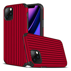 Funda Silicona Carcasa Goma Line Z01 para Apple iPhone 11 Pro Max Rojo