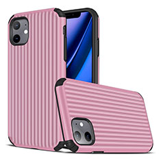 Funda Silicona Carcasa Goma Line Z01 para Apple iPhone 11 Rosa