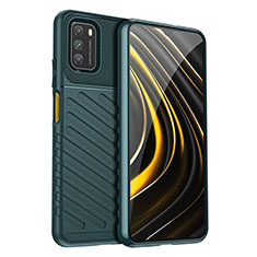 Funda Silicona Carcasa Goma Twill MF1 para Xiaomi Poco M3 Verde