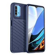 Funda Silicona Carcasa Goma Twill MF1 para Xiaomi Redmi 9T 4G Azul